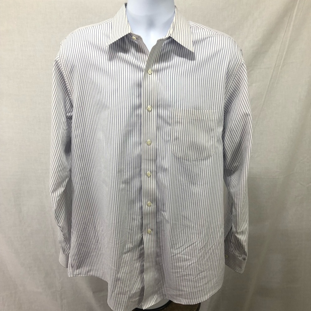 Brooks Brothers Striped Button Down Large
